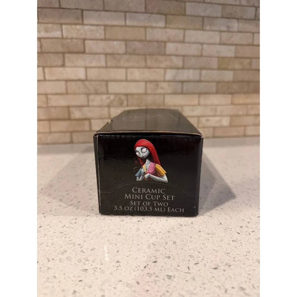 Disney Nightmare Before Christmas Ceramic Mini Cup Set 3.5 Oz NIB